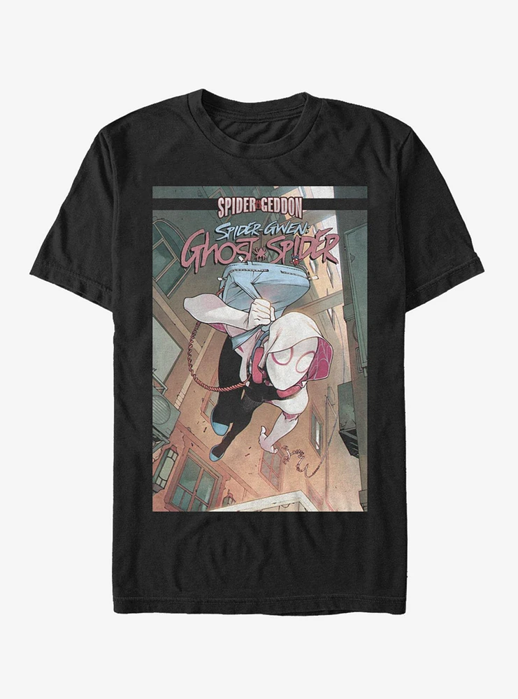 Hot Topic Marvel Spider-Man: Into The Spider-Verse Spider-Gwen Oct.18 T-Shirt