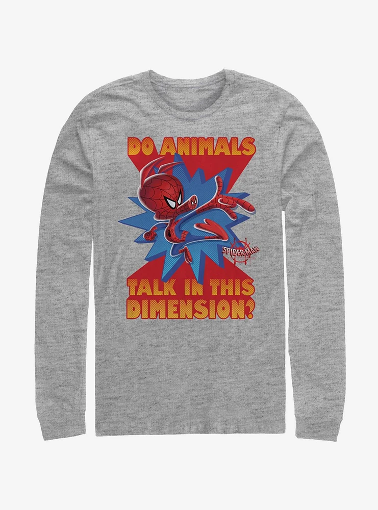 Hot Topic Marvel Spider-Man: Into The Spider-Verse Spider-Ham Long-Sleeve T-Shirt