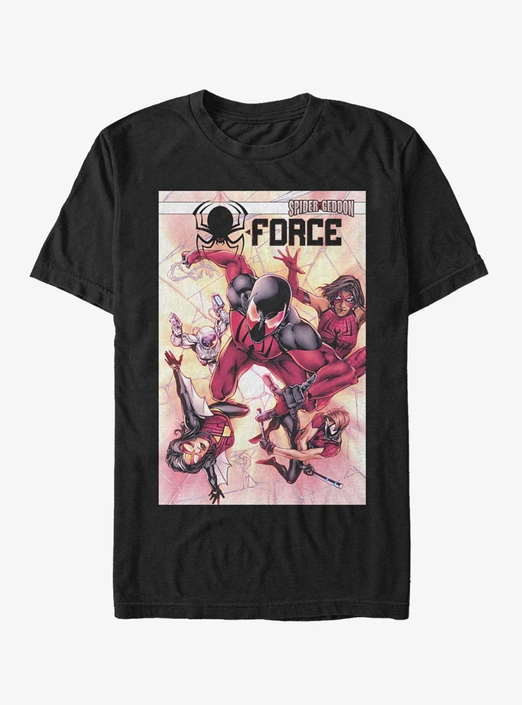 Hot Topic Marvel Spider-Man Spider-Geddon Force Oct.18 T-Shirt