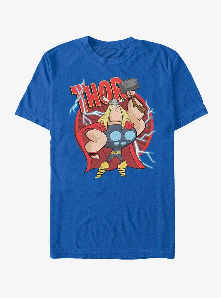 Hot Topic Marvel Thor Retro Hammer T-Shirt