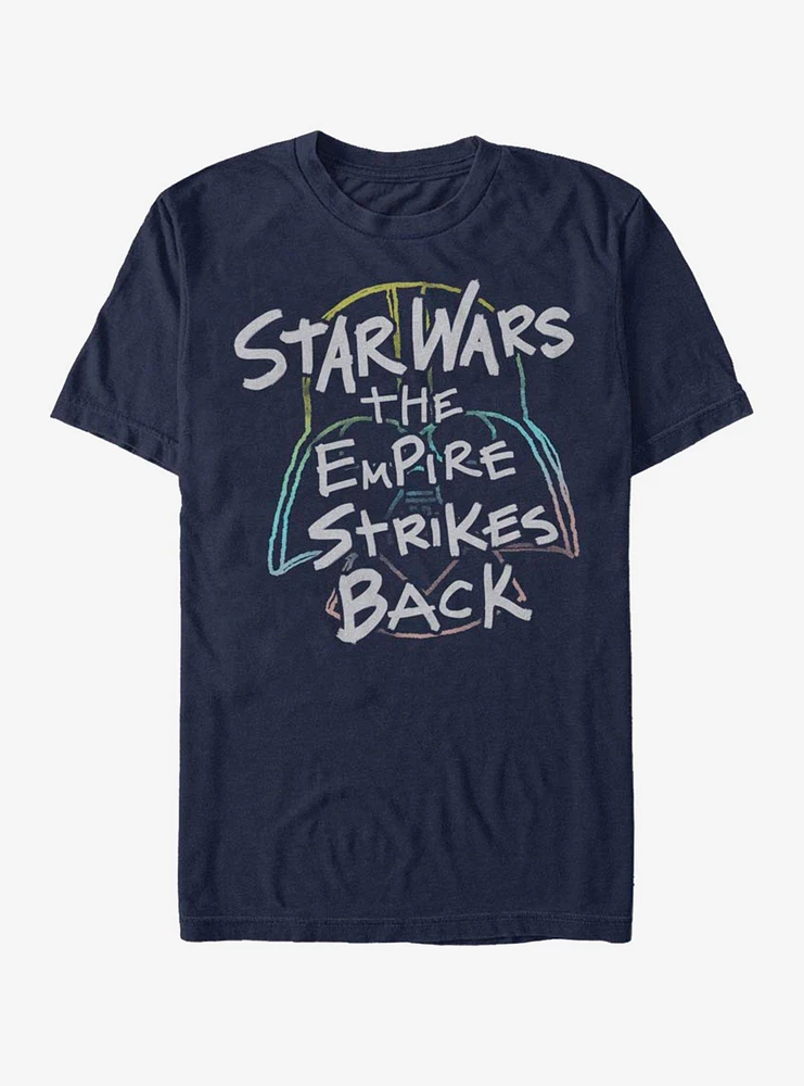 Hot Topic Star Wars Crayon Scratch T-Shirt