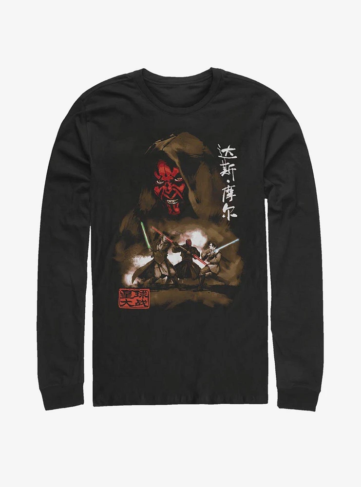 Hot Topic Star Wars Darth Maul Battle Long-Sleeve T-Shirt