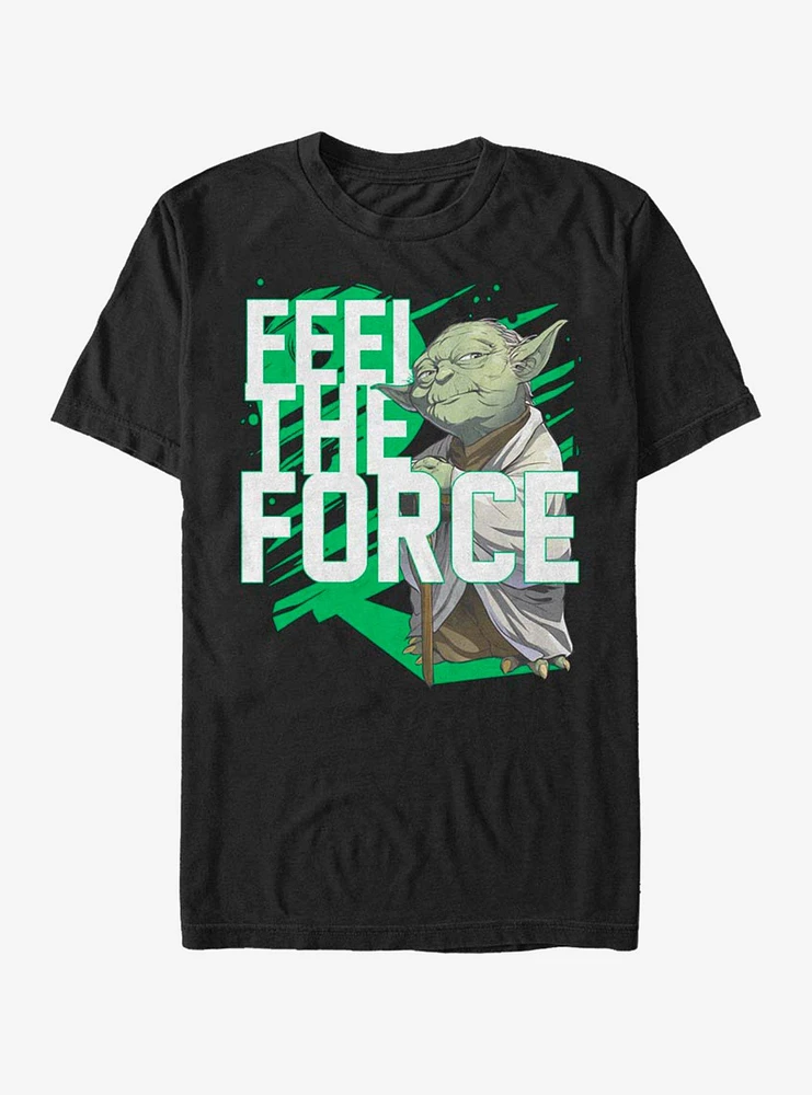 Hot Topic Star Wars Force Stack Yoda T-Shirt