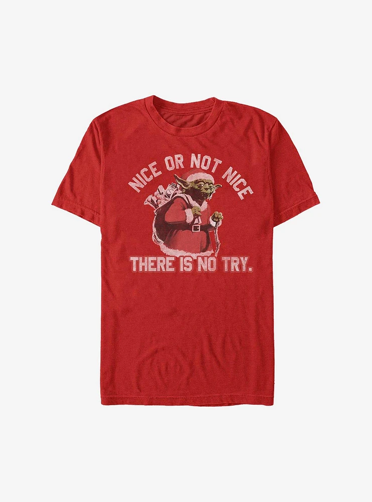 Hot Topic Star Wars Nice Or Not Holiday T-Shirt