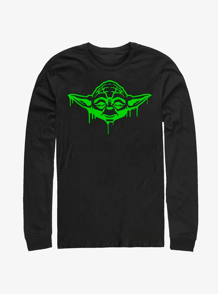 Hot Topic Star Wars Oozing Yoda Long-Sleeve T-Shirt