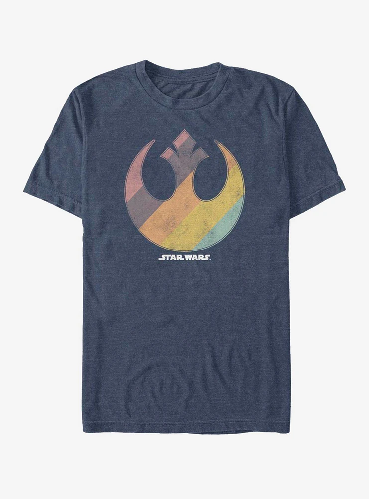 Hot Topic Star Wars Rainbow Rebel T-Shirt