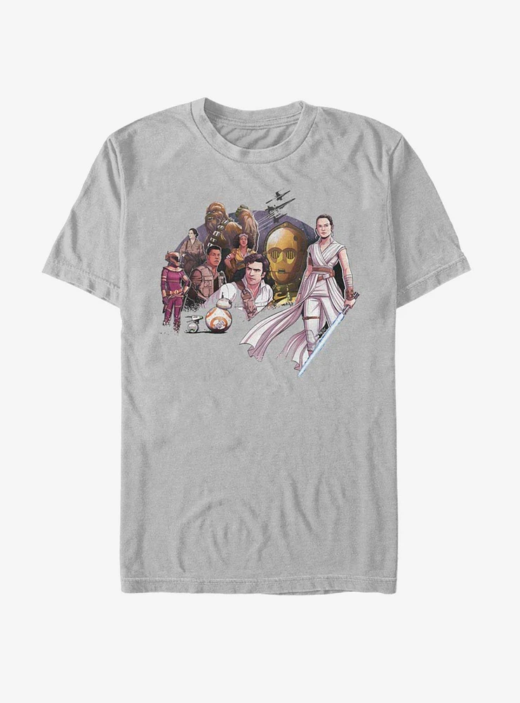 Hot Topic Star Wars: The Rise of Skywalker Trixie Grouped T-Shirt