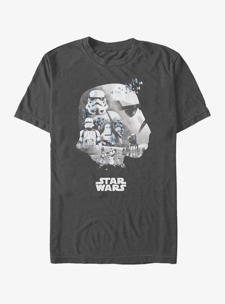 Hot Topic Star Wars Trooper Head Fill T-Shirt