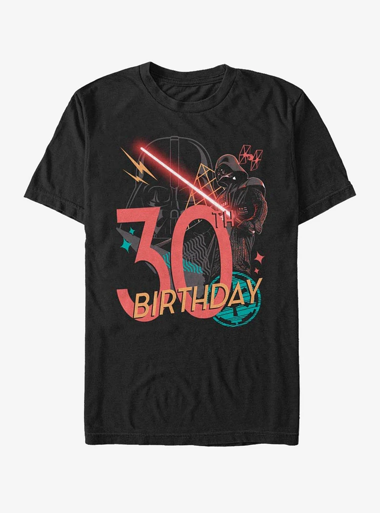 Hot Topic Star Wars Vader 30th B-Day T-Shirt