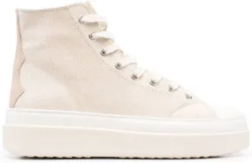 ISABEL MARANT lace-up high-top sneakers Neutrals