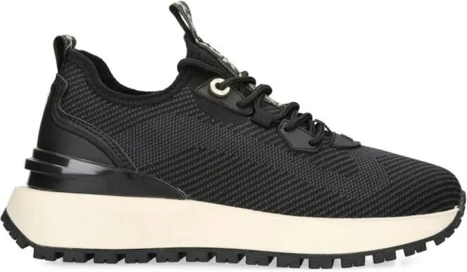 KG Kurt Geiger Louisa knit-panel sneakers Black