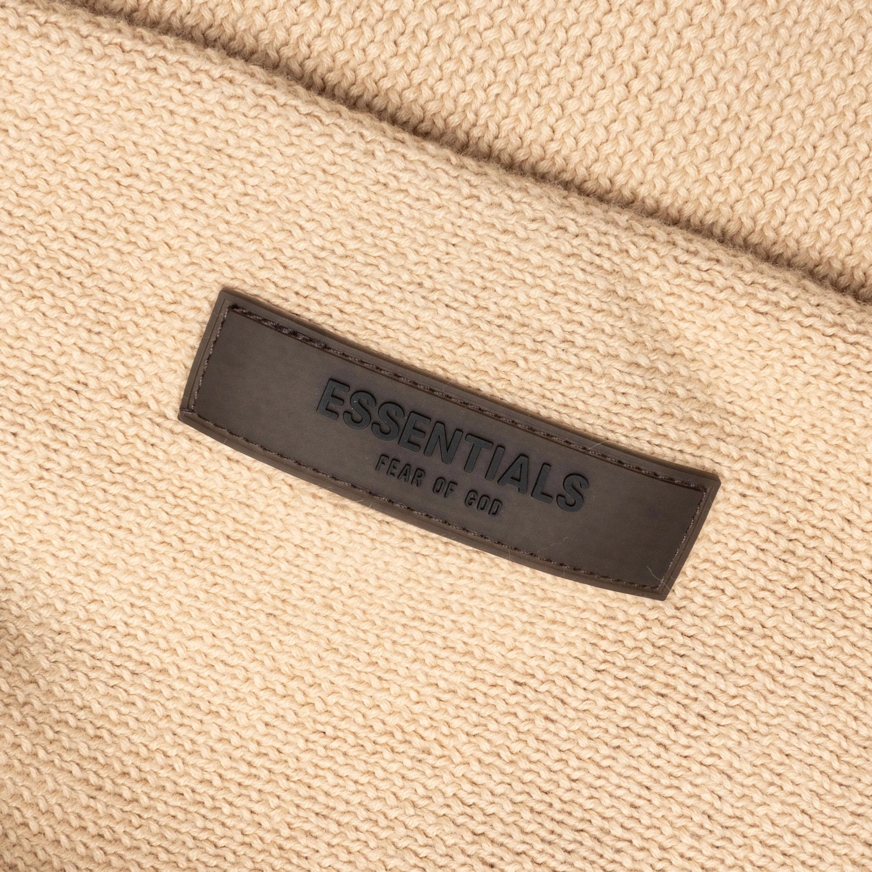 Kid's Knit Hoodie - Sand