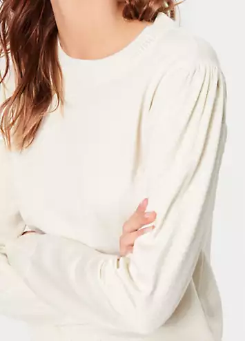 Kila Long Sleeve Shimmer Pullover by Saint Tropez | Look Again