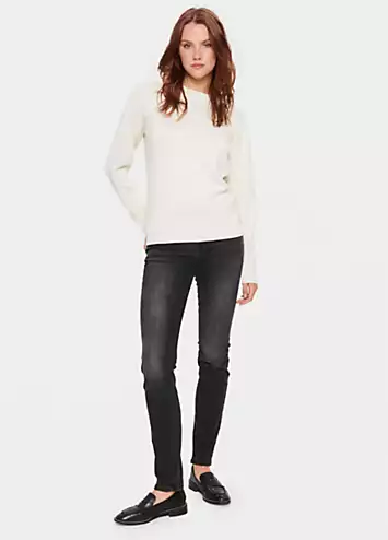 Kila Long Sleeve Shimmer Pullover by Saint Tropez | Look Again