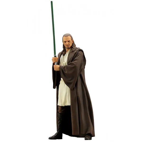 Kotobukiya ARTFX+ Star Wars The Phantom Menace Qui-Gon Jinn Statue (brown)