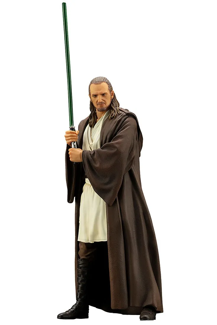 Kotobukiya ARTFX+ Star Wars The Phantom Menace Qui-Gon Jinn Statue (brown)