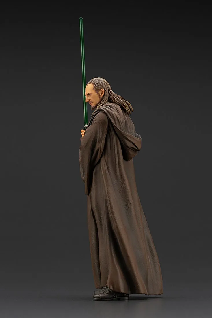 Kotobukiya ARTFX+ Star Wars The Phantom Menace Qui-Gon Jinn Statue (brown)