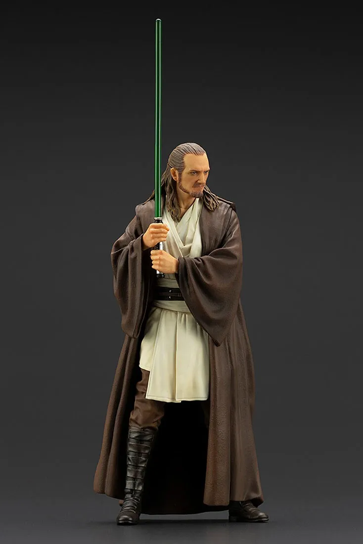 Kotobukiya ARTFX+ Star Wars The Phantom Menace Qui-Gon Jinn Statue (brown)