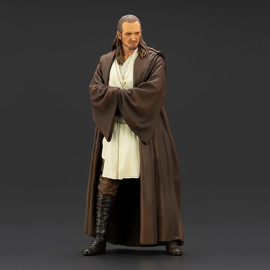 Kotobukiya ARTFX+ Star Wars The Phantom Menace Qui-Gon Jinn Statue (brown)