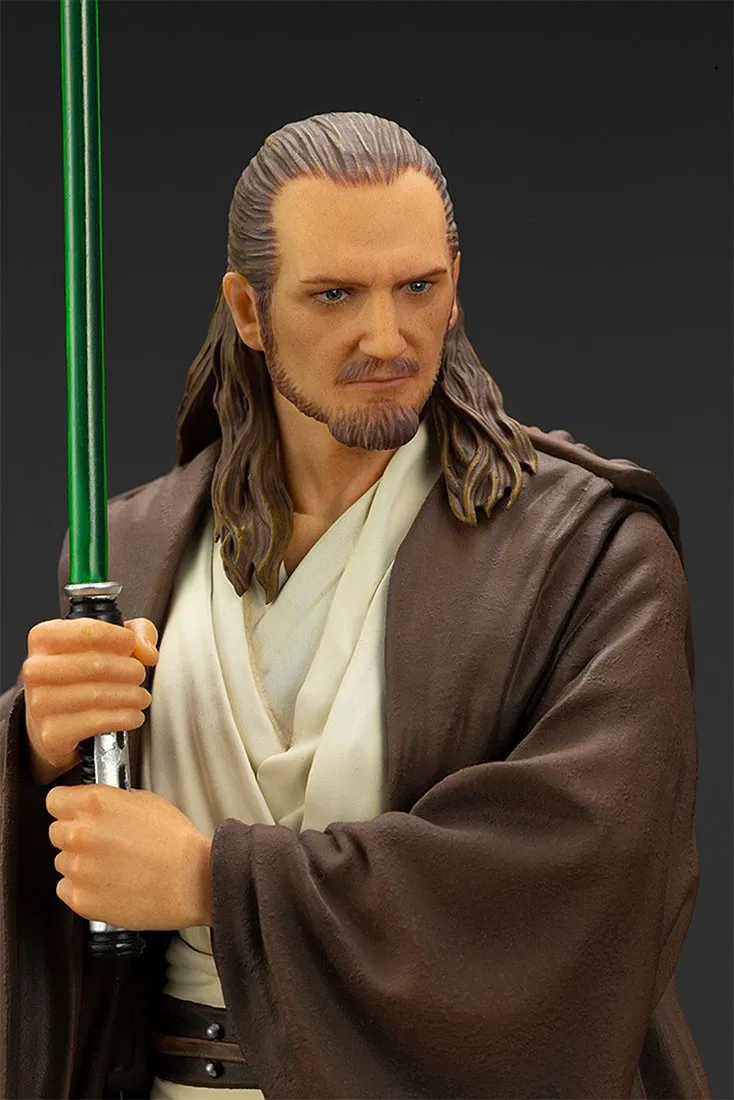 Kotobukiya ARTFX+ Star Wars The Phantom Menace Qui-Gon Jinn Statue (brown)