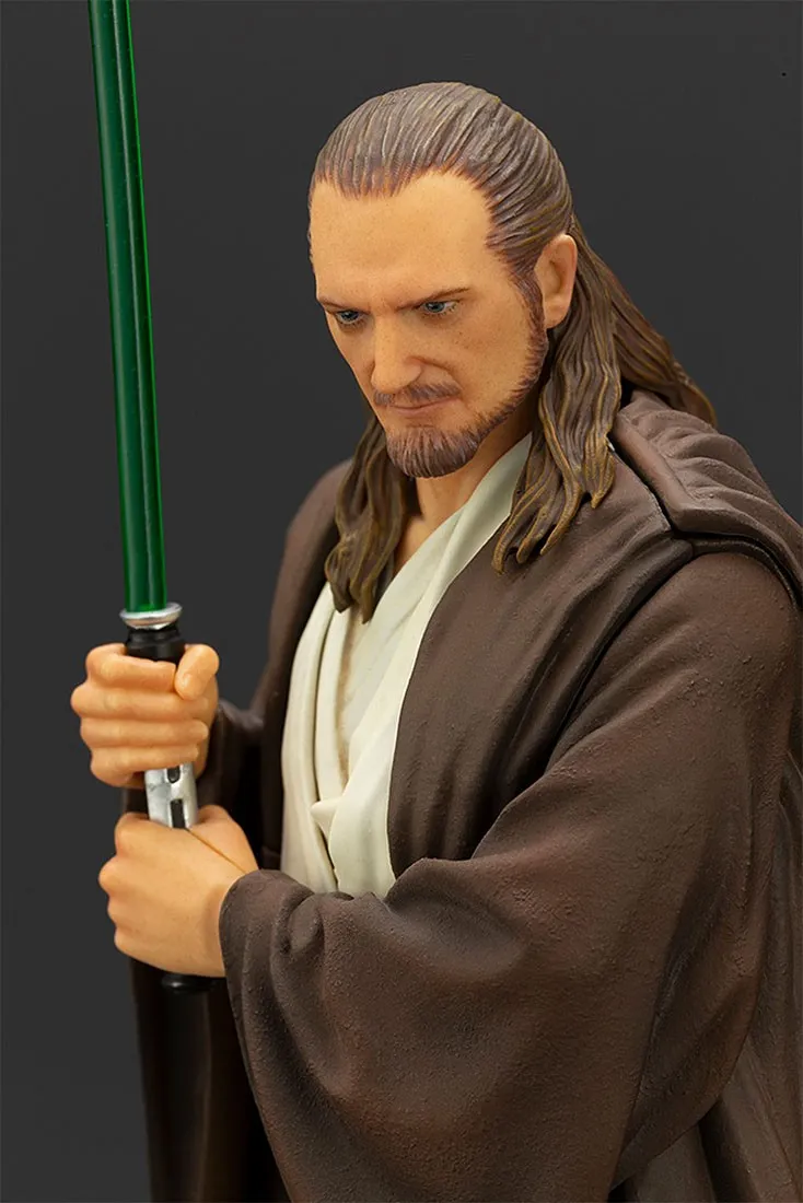 Kotobukiya ARTFX+ Star Wars The Phantom Menace Qui-Gon Jinn Statue (brown)