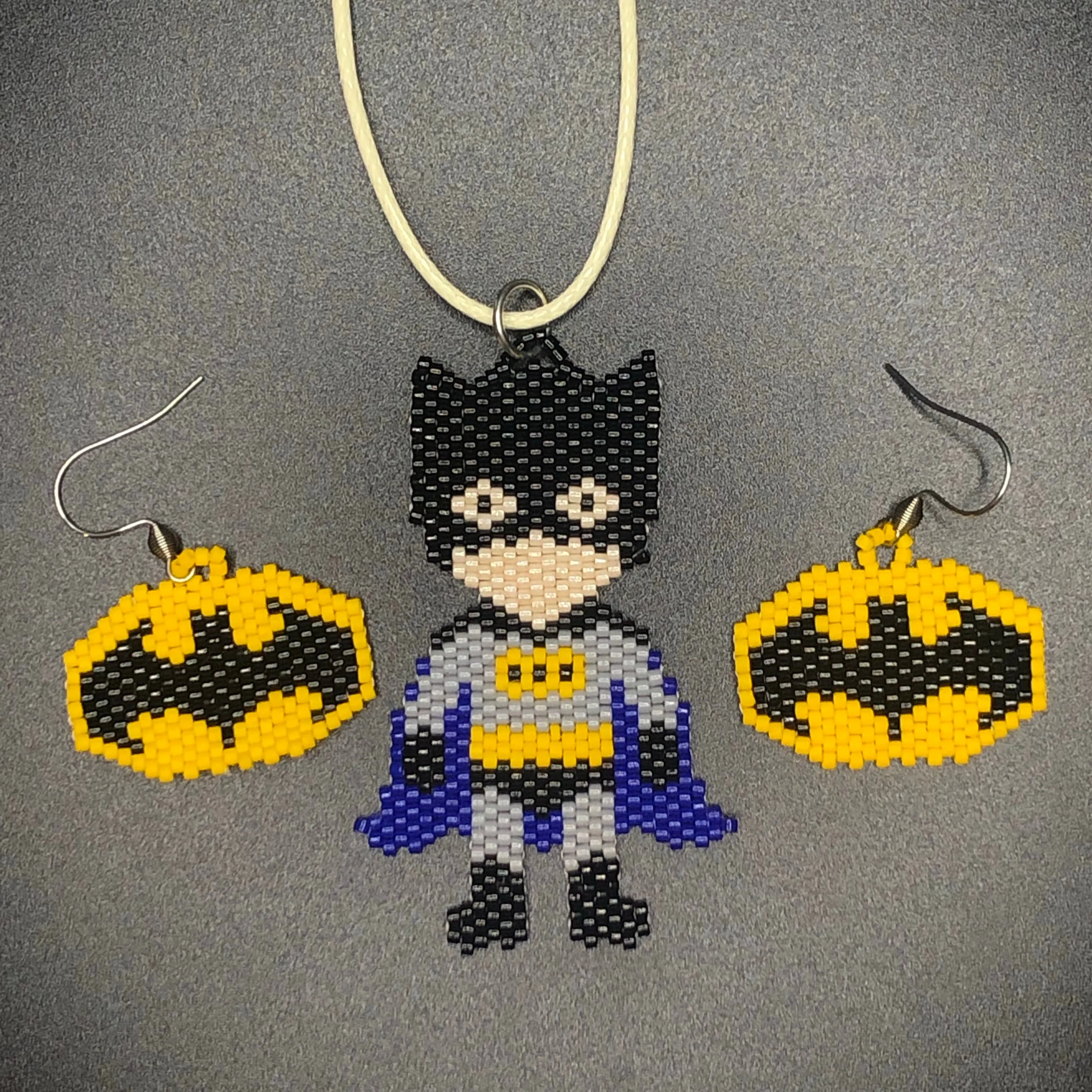 Kylie Kookesh - Beaded Batman Set