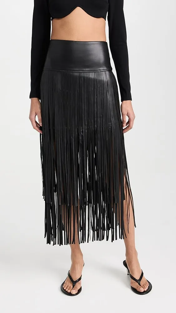 L'AGENCE   Karolina Fringe Skirt 