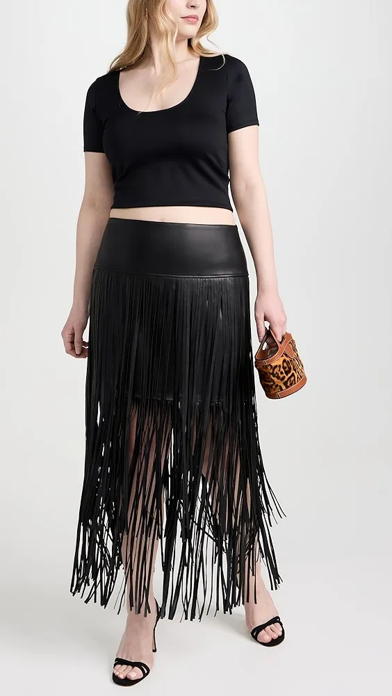 L'AGENCE   Karolina Fringe Skirt 