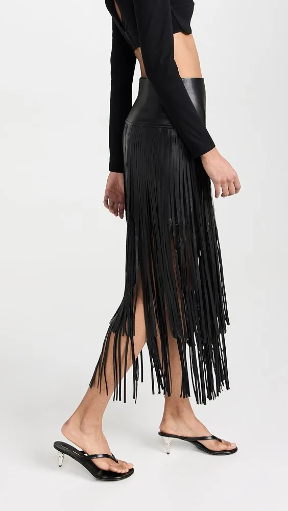 L'AGENCE   Karolina Fringe Skirt 