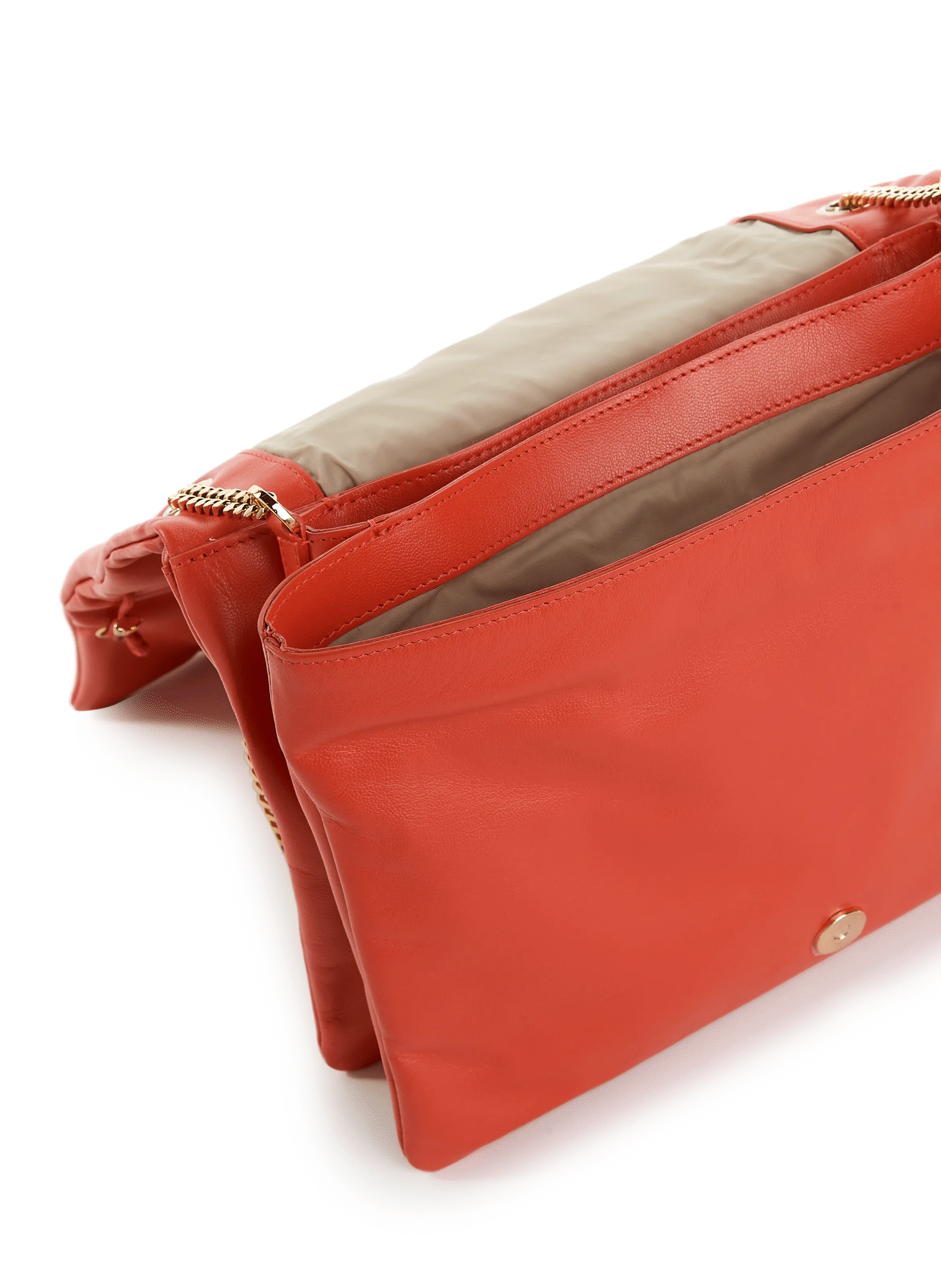 LANCEL  Billie leather bag - Red