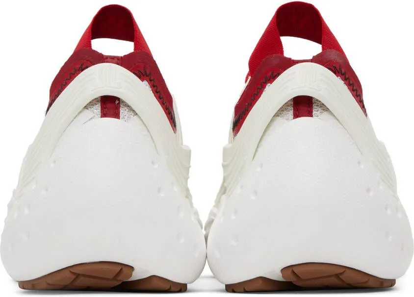 Lanvin SSENSE Exclusive Red & White Flash-X Sneakers