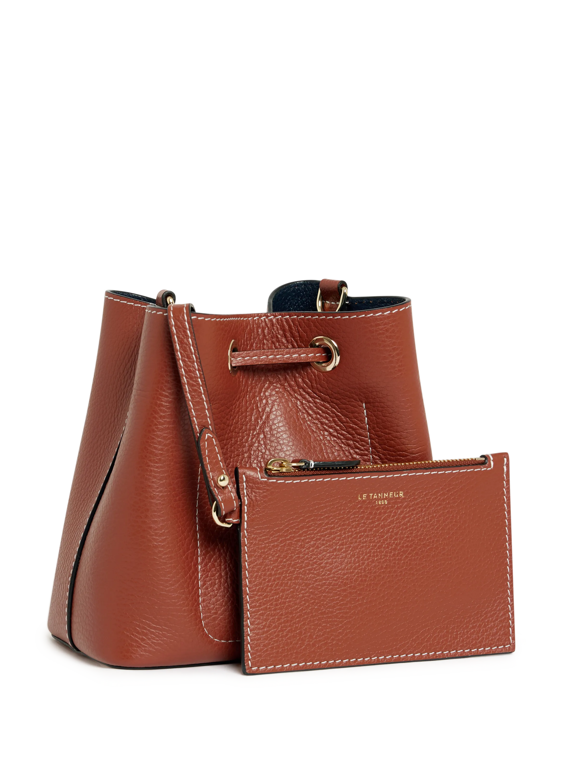 LE TANNEUR  Louise leather bag - Brown