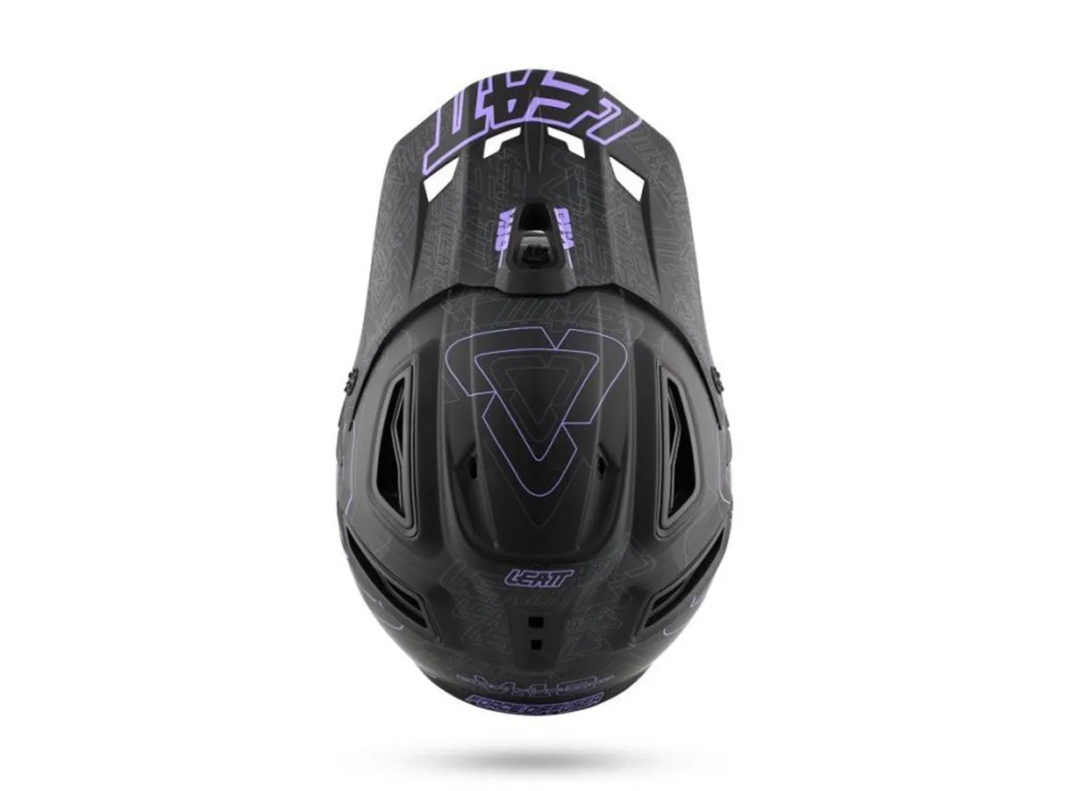 Leatt DBX 5.0 V10 Full Face Helmet - Black-Purple