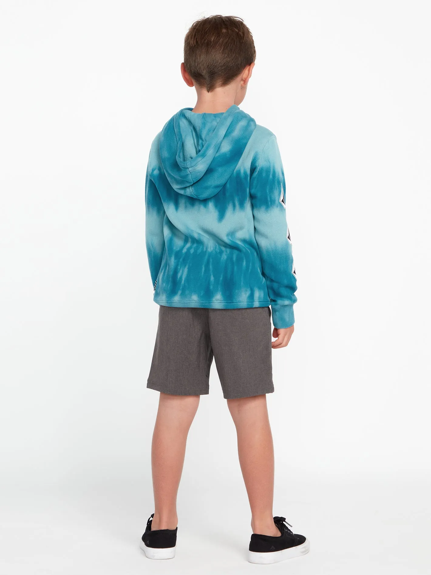 Little Boys Iconic Stone Plus Pullover Sweatshirt - Coastal Blue