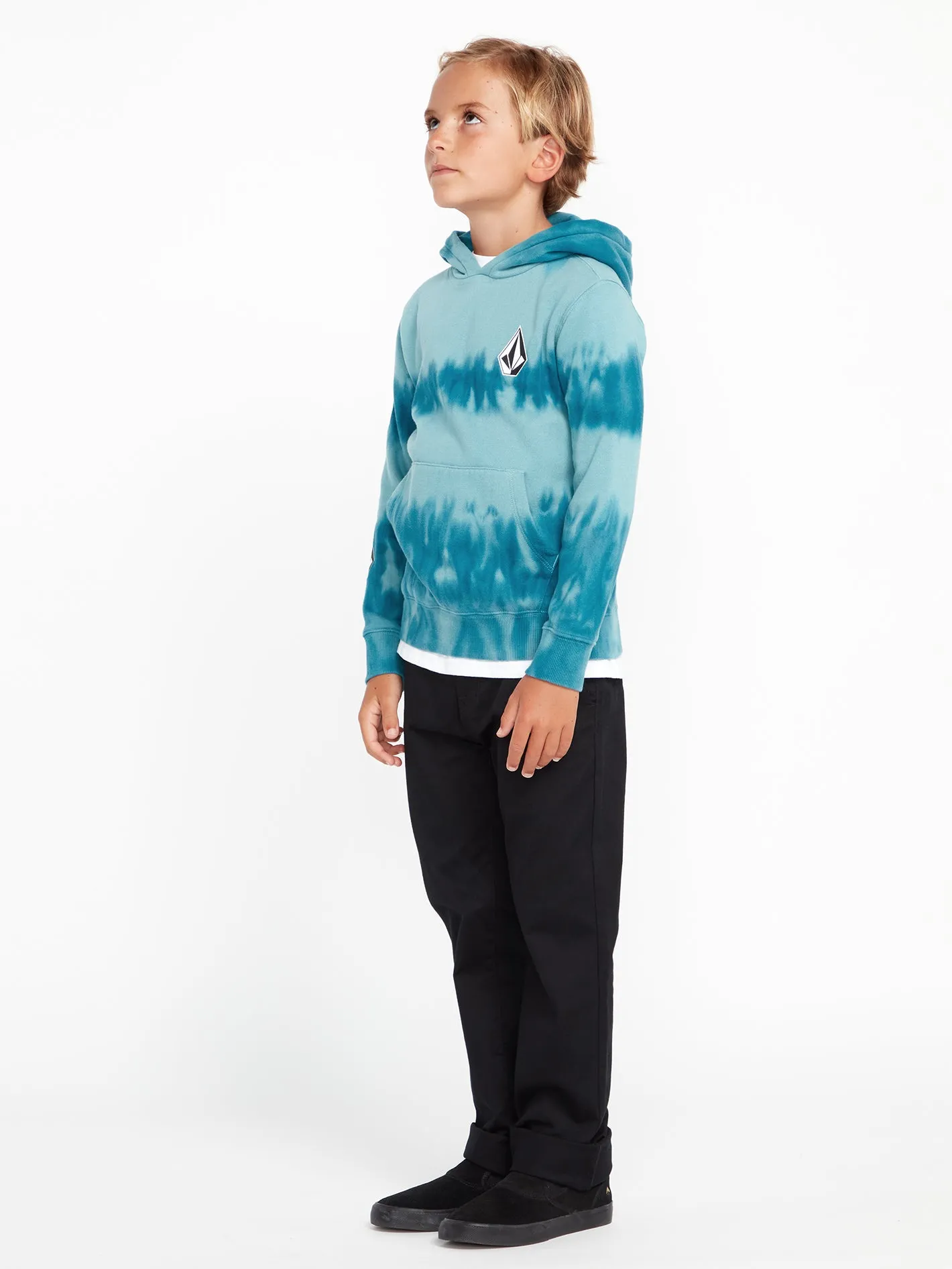 Little Boys Iconic Stone Plus Pullover Sweatshirt - Coastal Blue