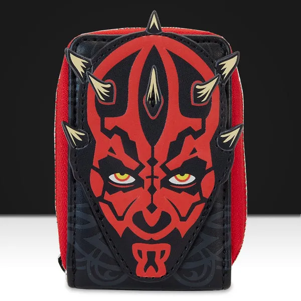 Loungefly x Star Wars Phantom Menace 25th Anniversary Darth Maul Accordion Wallet