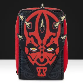 Loungefly x Star Wars Phantom Menace 25th Anniversary Darth Maul Accordion Wallet