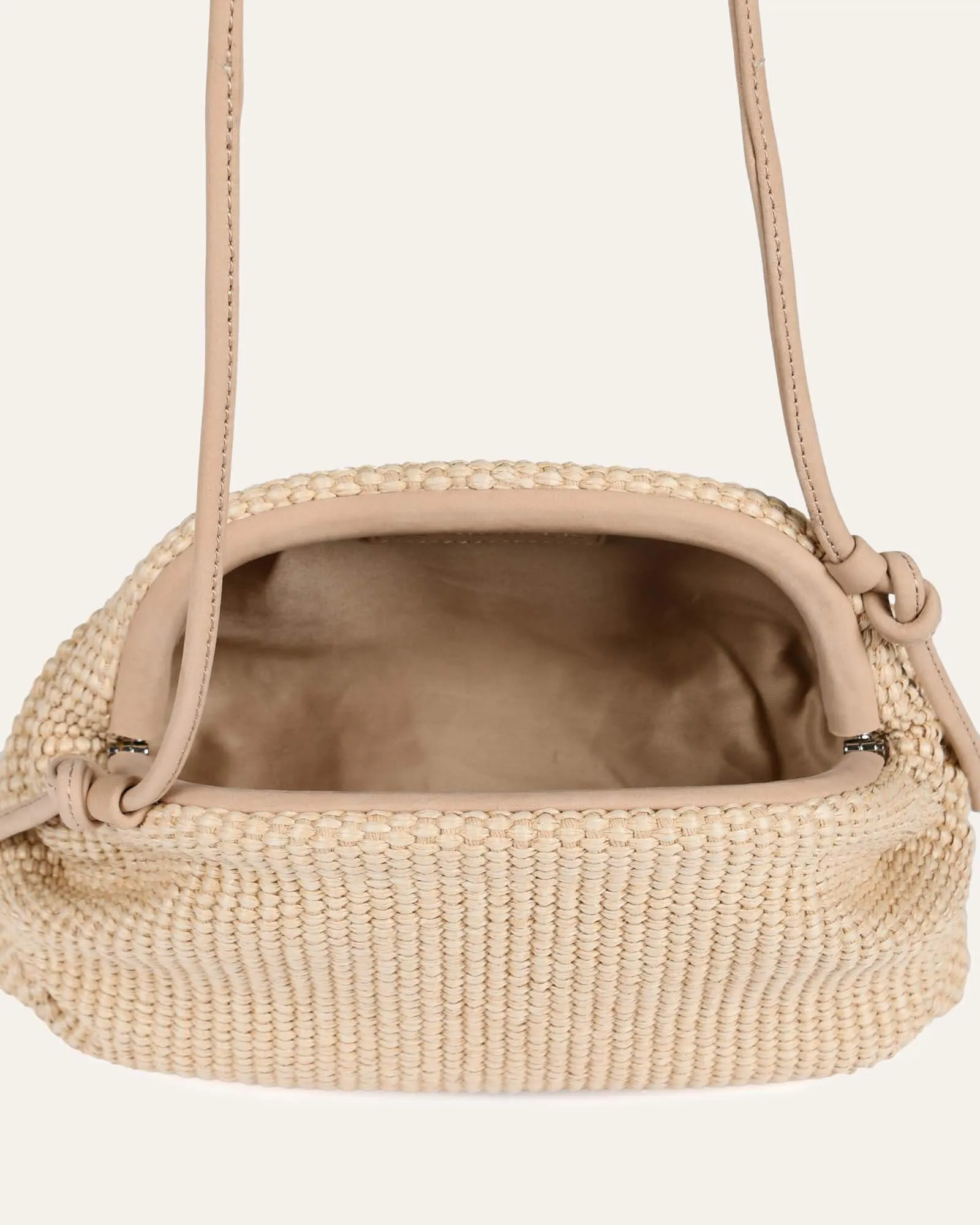 Mallory cross body bag natural woven