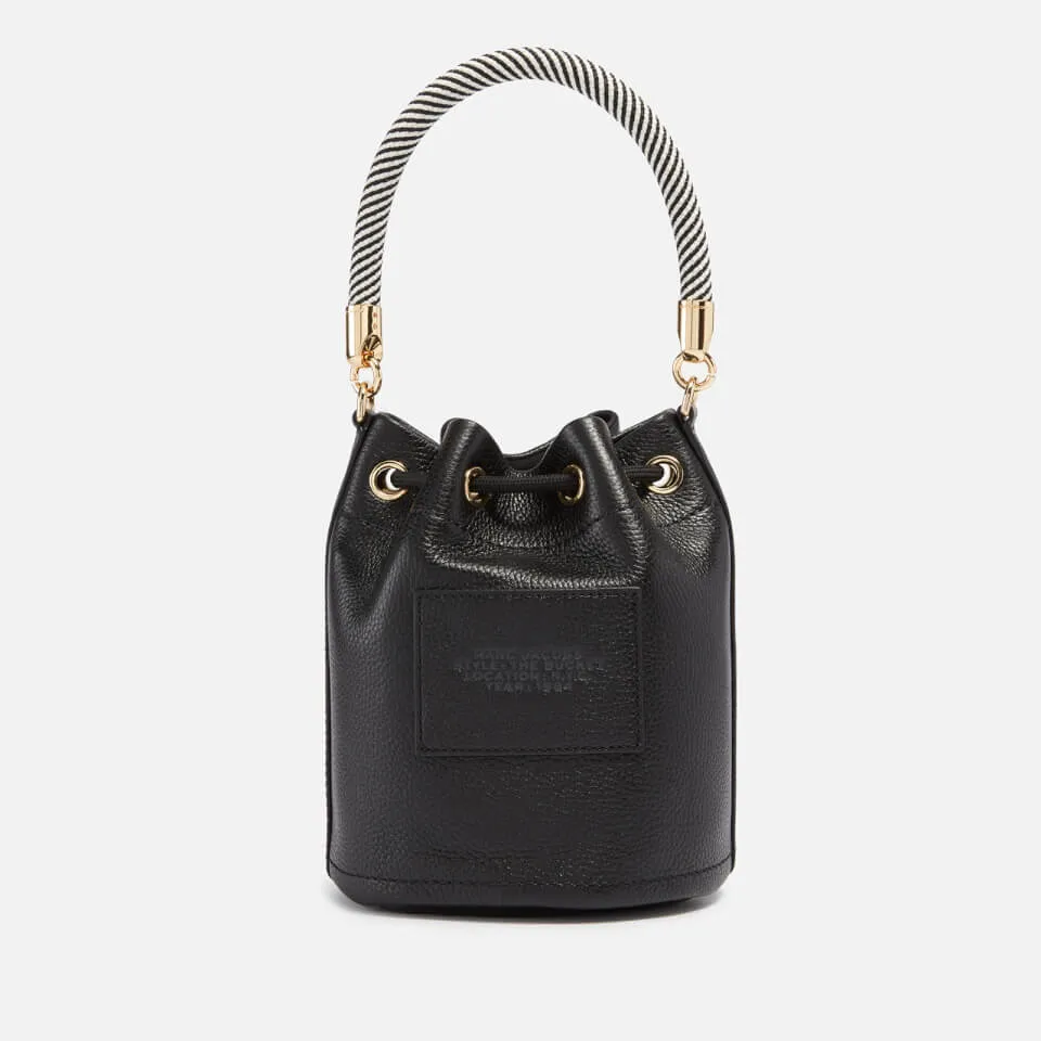 Marc Jacobs The Leather Logo Textured-Leather Bag | Coggles