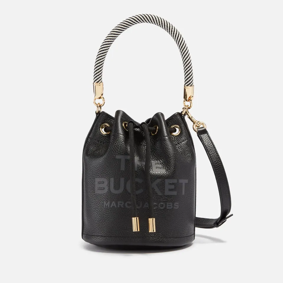 Marc Jacobs The Leather Logo Textured-Leather Bag | Coggles