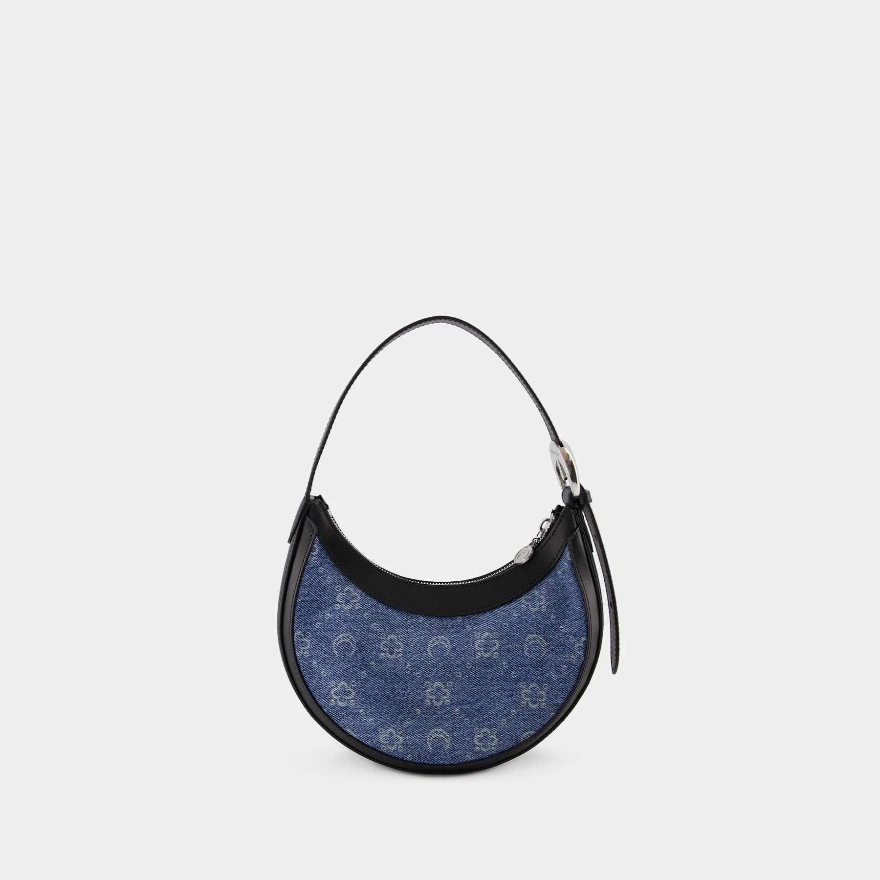 Marine Serre  Regenerated Moonogram Eclips Hobo Bag - Marine Serre - Blue - Leather