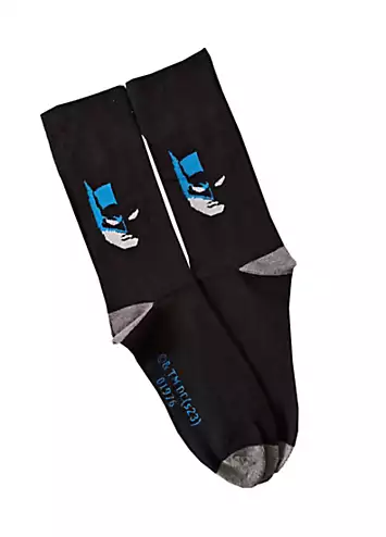 Mens 5Pk Batman & Joker Socks by DC Comics | Look Again