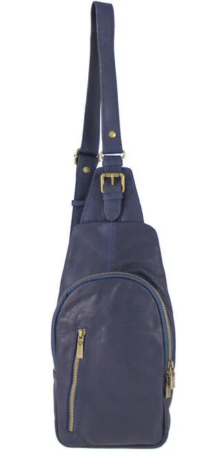 Men's blue shoulder bag sam