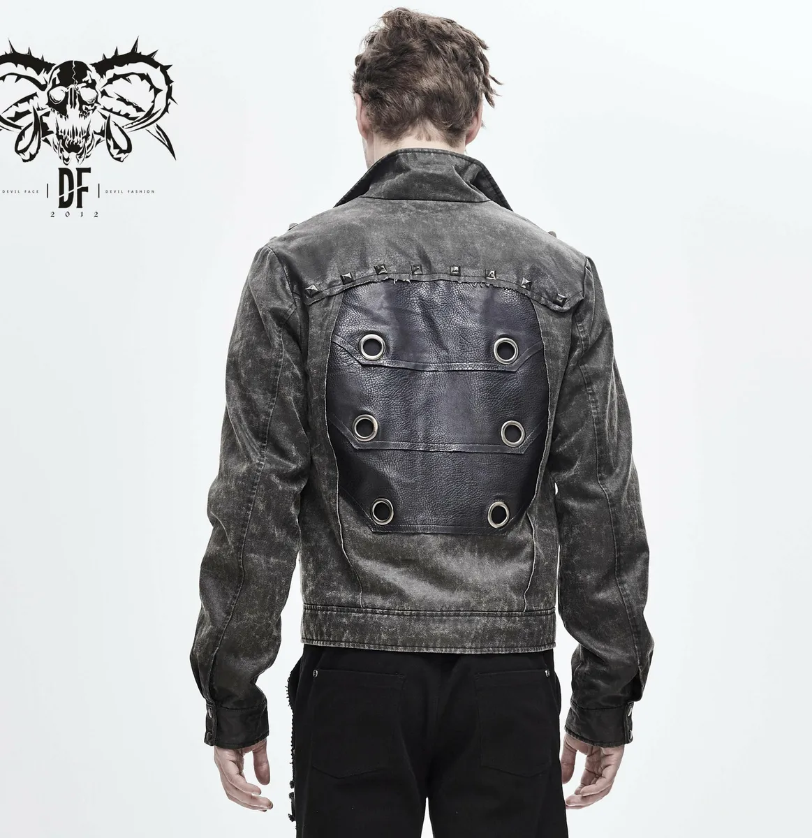 men's jacket DEVIL FASHION - Teenage Riot Punk Distressed - CT13901  -  Metal-shop