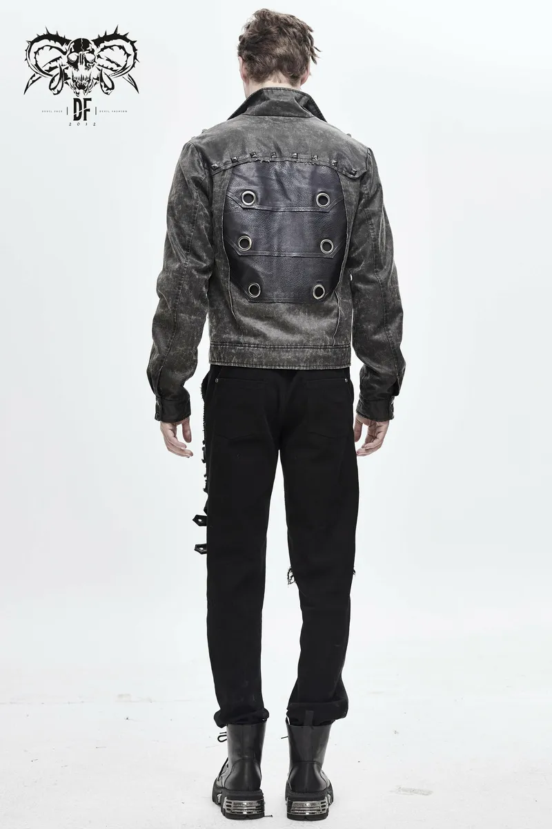 men's jacket DEVIL FASHION - Teenage Riot Punk Distressed - CT13901  -  Metal-shop