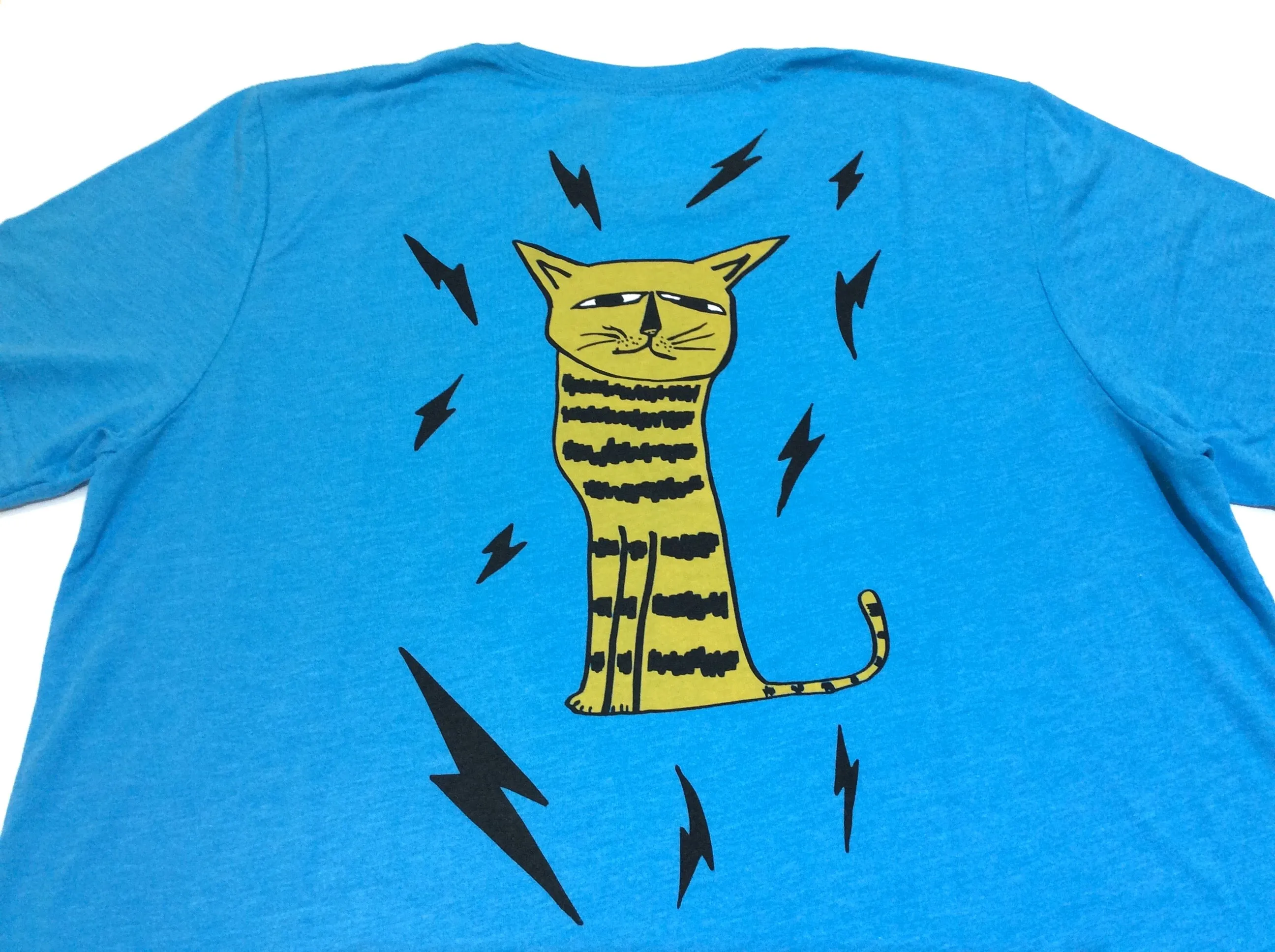 Meow Skateboards Tabby Lite S/S Tee Aqua