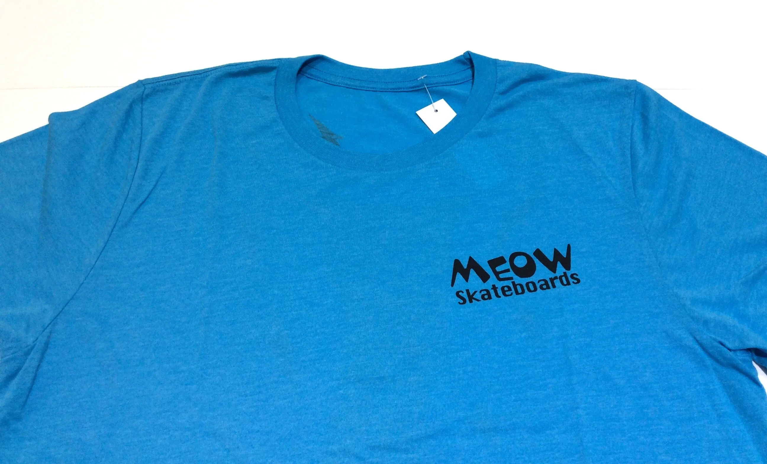 Meow Skateboards Tabby Lite S/S Tee Aqua