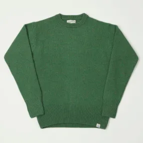 Merz b. Schwanen LOCC01 Knit Crew Neck Pullover - Moss Green