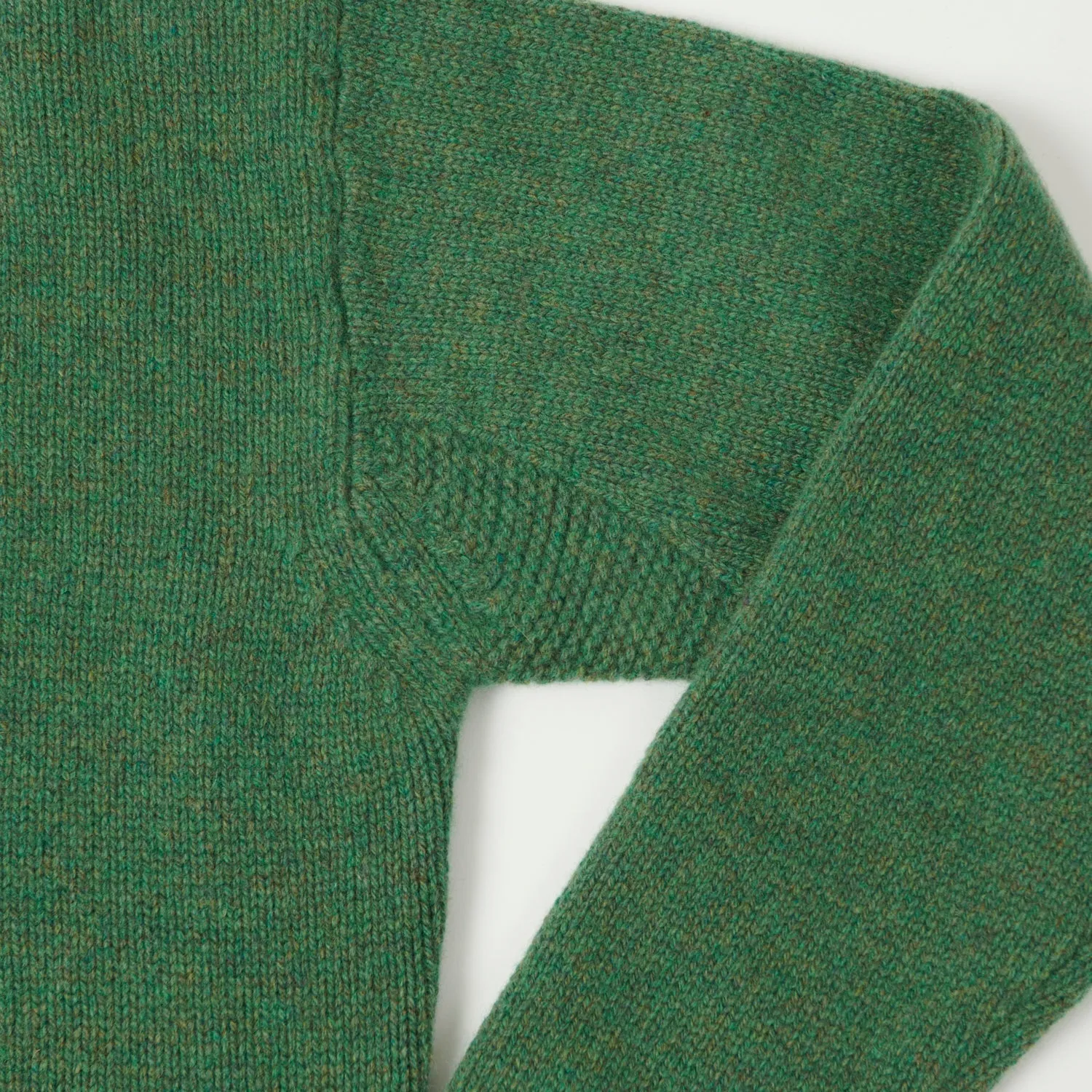 Merz b. Schwanen LOCC01 Knit Crew Neck Pullover - Moss Green