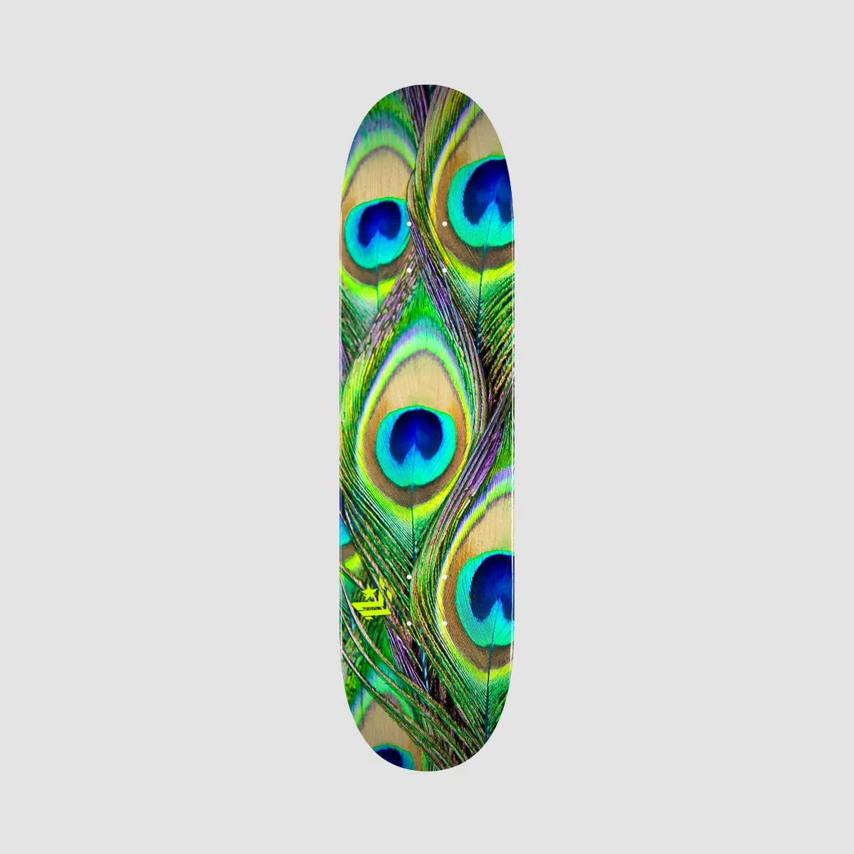 Mini Logo FFF Peacock Feather 18 243 Skateboard Deck - 8.25"